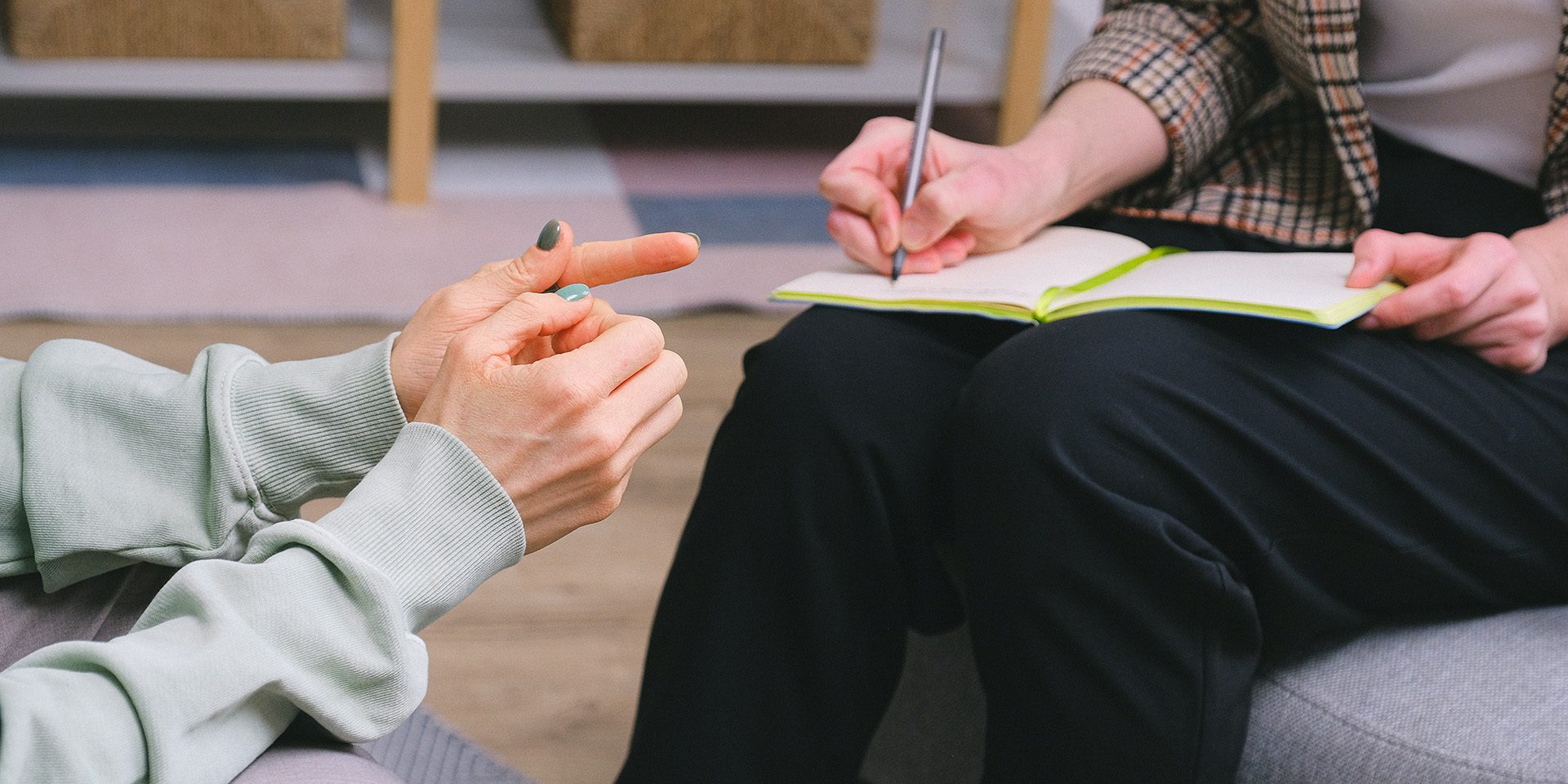 Warners Bay Psychologist sat with client in session